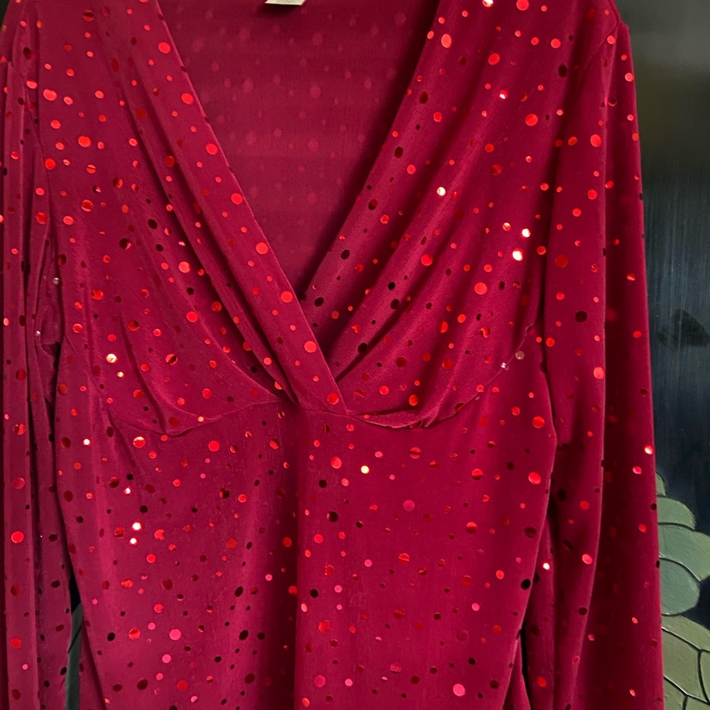 Glitzy soft top